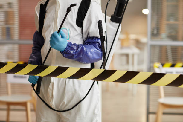 Professional Biohazard Cleanup technician working in Upton, WY